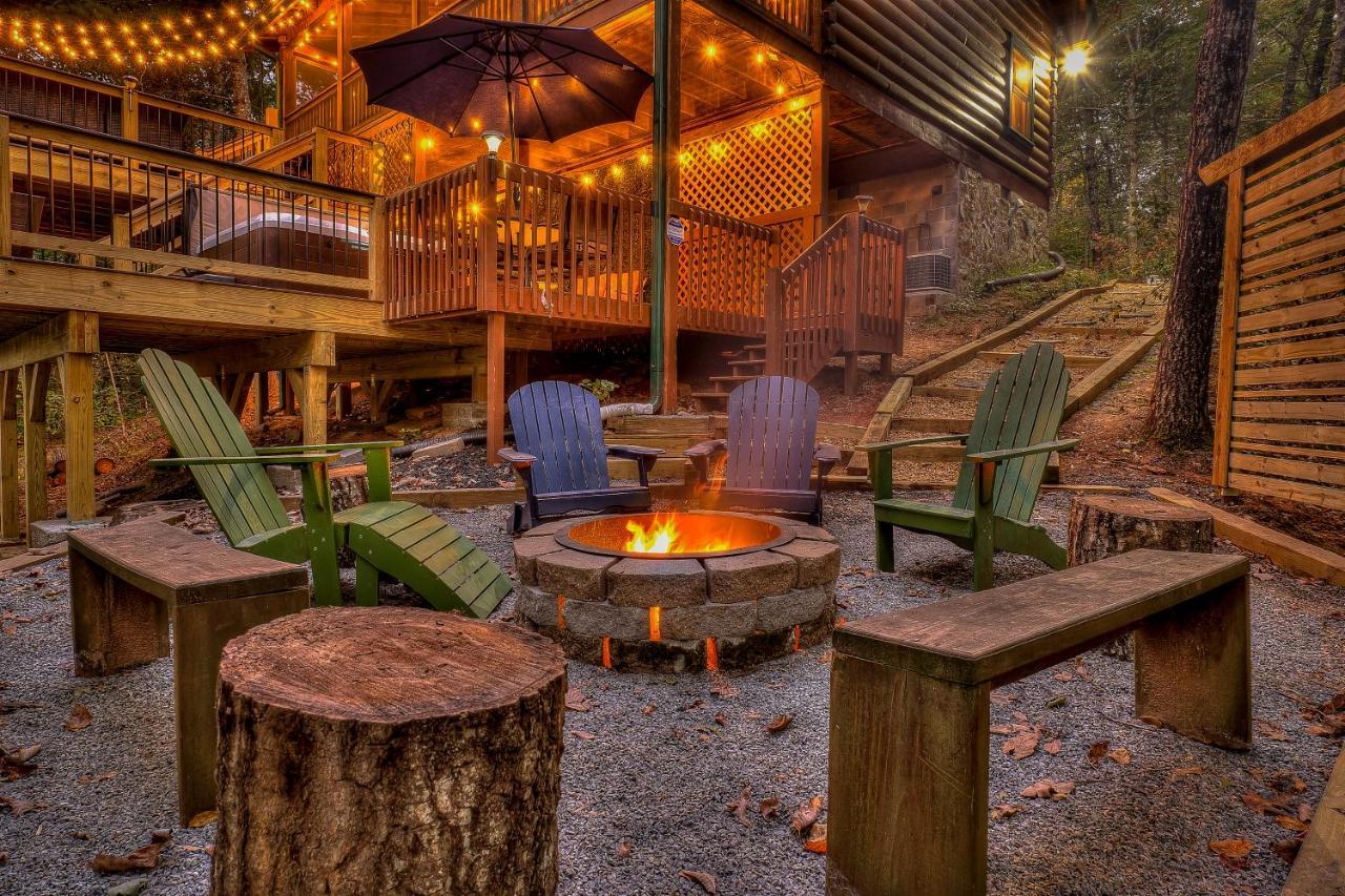 Villa Golden Eagle Ga Cabin - Hot Tub, Firepit & Fast Wifi Blue Ridge Exterior foto