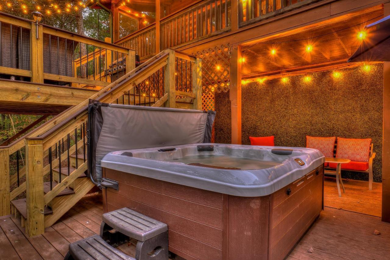 Villa Golden Eagle Ga Cabin - Hot Tub, Firepit & Fast Wifi Blue Ridge Exterior foto